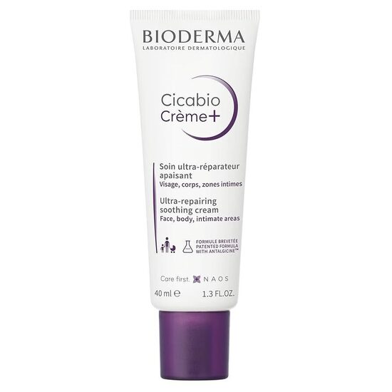 Ypač atkuriamasis ir raminamasis Bioderma Cicabio Cream+ Ultrarepairing Soothing Cream 40 ml