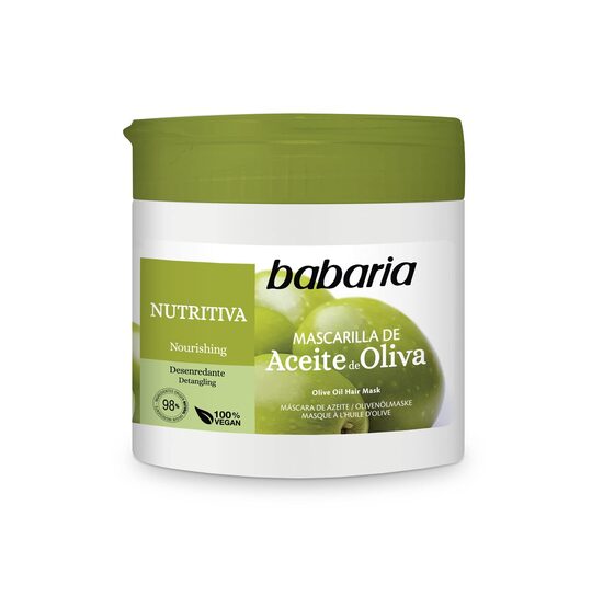 Barojoša matu maska Babaria Olive Oil Hair Mask (400 ml) 