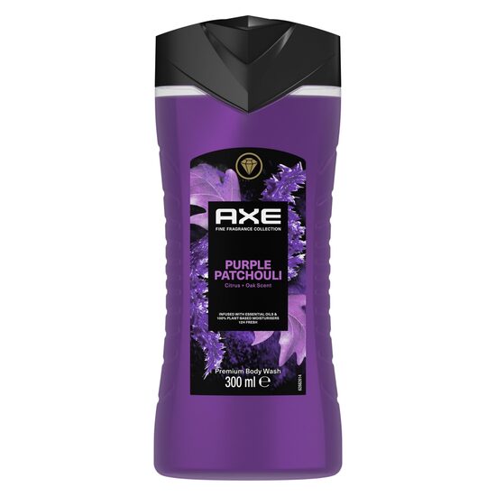 Premium klases dušas želeja Axe Fine Fragrance Collection Purple Patchouli 300 ml