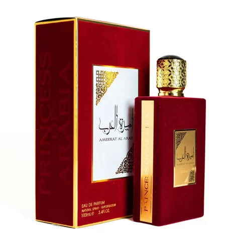 Sievišķīgs un izsmalcināts aromāts Lattafa Asdaaf Ameerat Al Arab Eau De Parfum 100ml