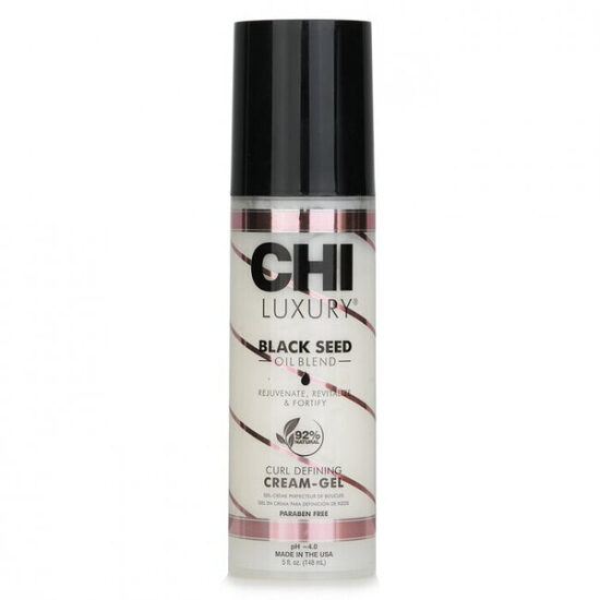 CHI Luxury Black Seed Oil 148 ml Juukseseerum – kujundav kreem-geel lokkis juustele mustköömneõliga
