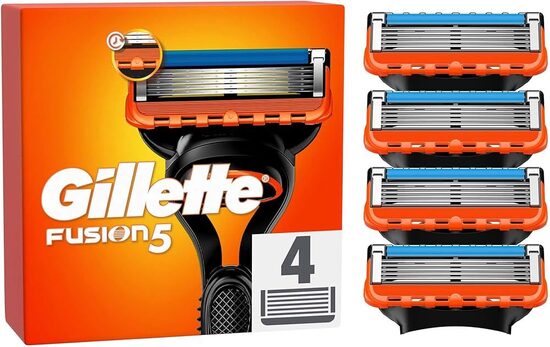 Gillette Fusion5 skuvekļa uzgaļi vīriešiem (4 gab.)