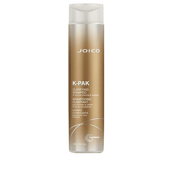 Joico K-PAK Daily Clarifying Shampoo dziļi attīrošs šampūns hlora un produktu nosēdumu noņemšanai, 300 ml