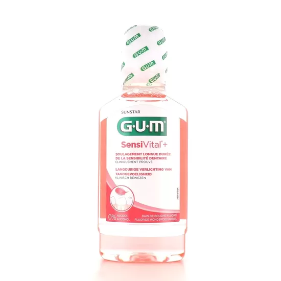 GUM SensiVital+ mutes skalojamais līdzeklis ar fluoru 300 ml