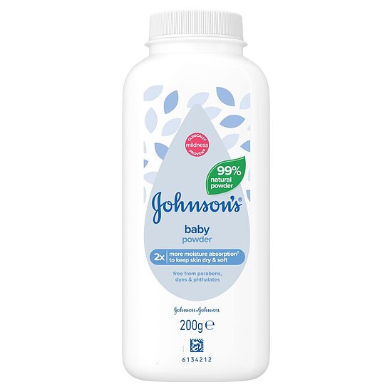 Johnson’s Baby Natural kūdikių pudra jautriai odai 200 g