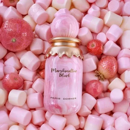 Saldeni maigs un sievišķīgs aromāts Paris Corner Marshmallow Blush Eau De Parfum 100 ml
