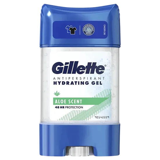 Gillette Aloe Antiperspirant Gel antiperspirantinis gelis vyrams su alavijais 70 ml