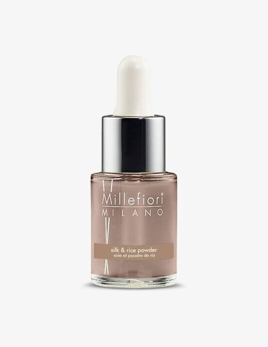 Millefiori Milano Silk & Rice Powder ūdenī šķīstošā aromātiskā eļļa (15 ml)