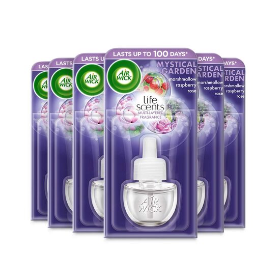 Elektriskā gaisa atsvaidzinātāja uzpilde Air Wick "Mystical Garden", 6 gab.