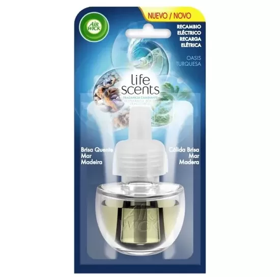Rezerves flakons Air Wick elektriskajam gaisa atsvaidzinātājam ar atsvaidzinošu, patīkamu aromātu 17 ml