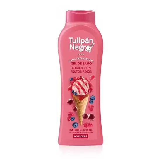 Tulipán Negro "Jogurt ja punased puuviljad" vannigeel Yummy Cream Edition 650ml