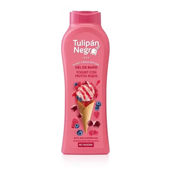 Tulipán Negro "Yogurt and Red Fruits" vannas un dušas želeja 650 ml
