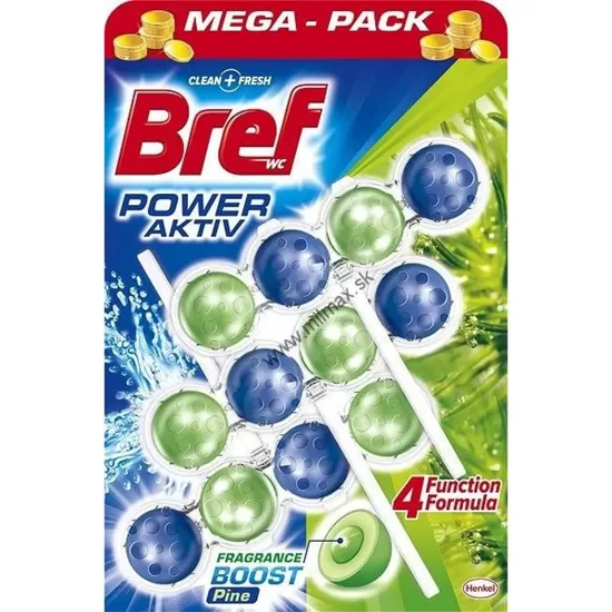 Tualeto valymo blokas „Bref Active Pine“, 3 x 50 g