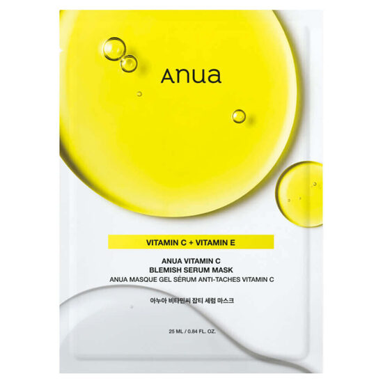 Осветляющая тканевая маска для лица Anua Green Lemon Vita C Blemish Serum 25 мл