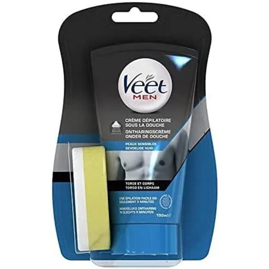 Vīriešu depilācijas krēms jutīgai ādai Veet 150 ml