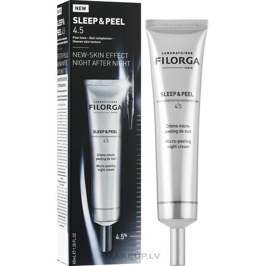Mikrokooriva toimega öine nahahoolduskreem Filorga Sleep & Peel 4.5 (40 ml)