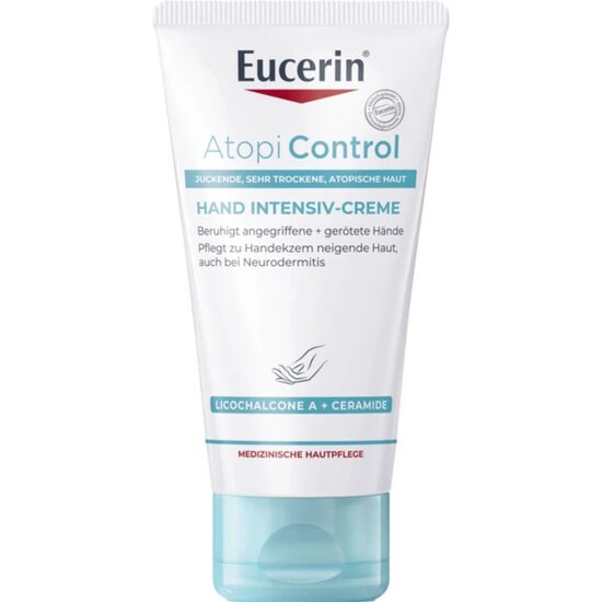 Kätekreem kuivale, väga kuivale ja atoopilisele nahale Eucerin AtopiControl, 75 ml