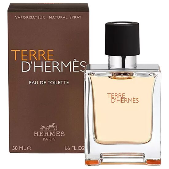 Elegants un izteiksmīgs vīriešu aromāts Hermès Terre d'Hermès Eau de Toilette Spray 50ml