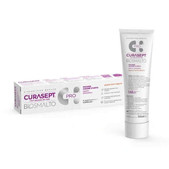 Intensyvaus poveikio priemonė „Curasept Biosmalto Mousse Azione D’Urto D Color Standard“, 50 ml