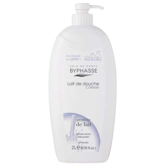 Dušas želeja ar piena proteīniem Byphasse Caresse Milk Protein 2 L