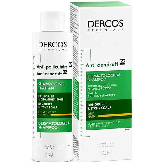Vichy DERCOS kõõmavastane šampoon 200 ml