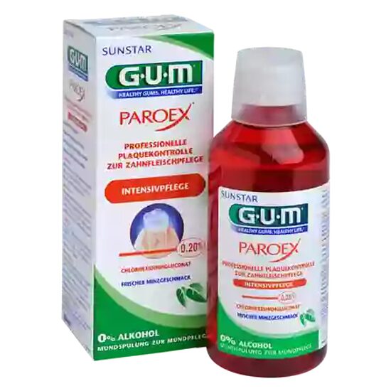Intensīvai mutes dobuma un smaganu kopšanai GUM GingiDEX 300 ml