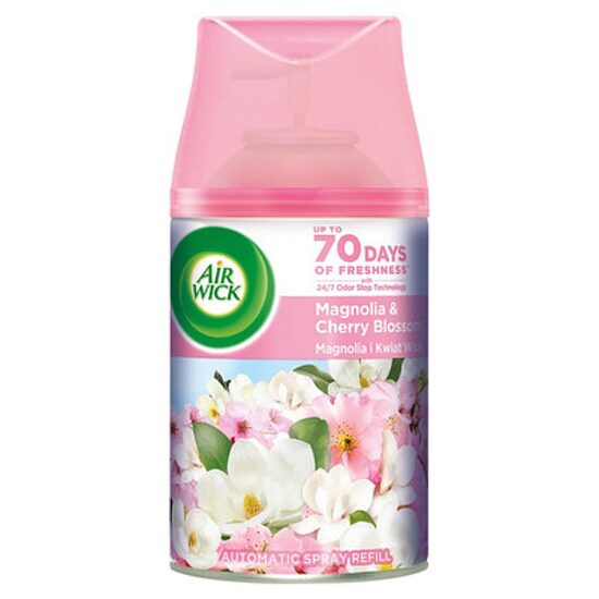 Air Wick Freshmatic Magnolia & Cherry Blossom automatinio oro gaiviklio papildymas 250 ml