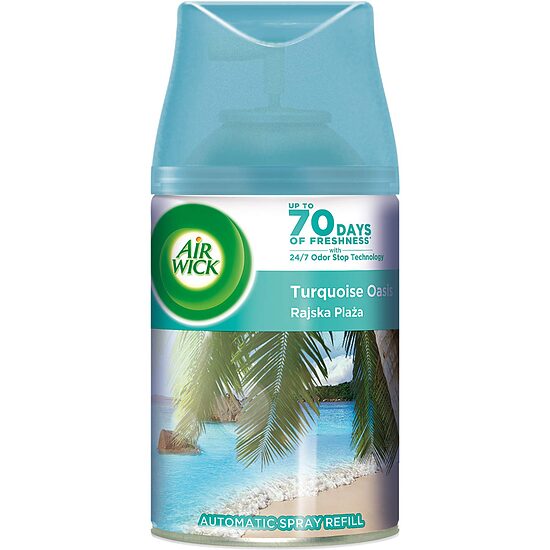 Air Wick Freshmatic Max Caribbean Beach automatinio oro gaiviklio papildymas 250 ml