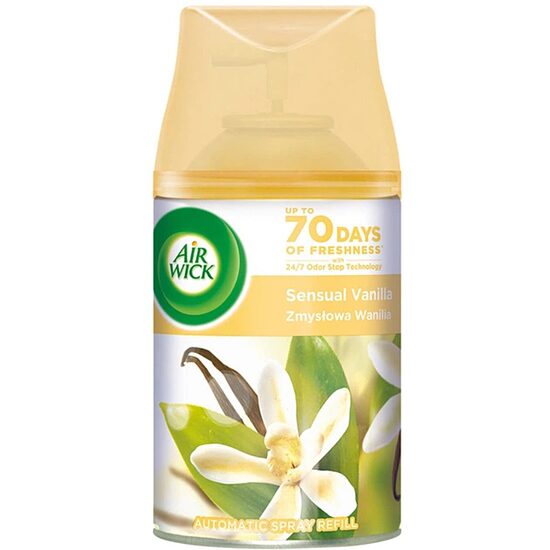 Air Wick Freshmatic Sensual Vanilla automatinio oro gaiviklio papildymas 250 ml