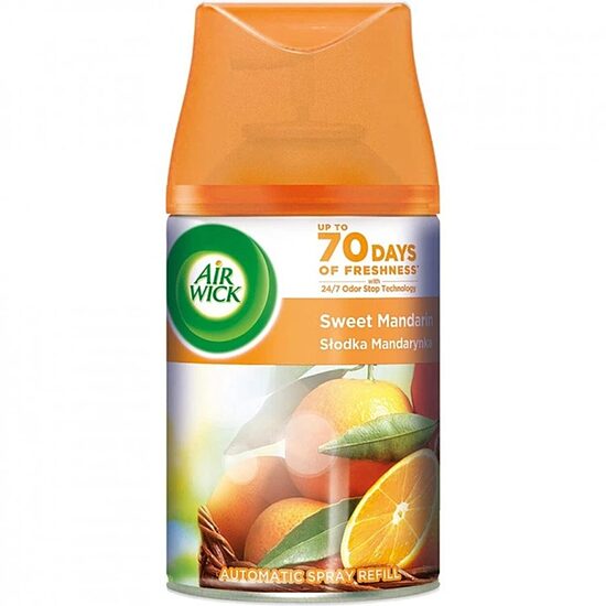 Air Wick Freshmatic Sweet Tangerine automatinio oro gaiviklio papildymas 250 ml