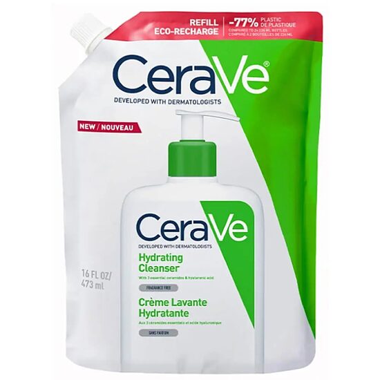 CeraVe Moisturising Cleansing Cream mitrinošs attīrošs krēms, uzpilde, 473 ml