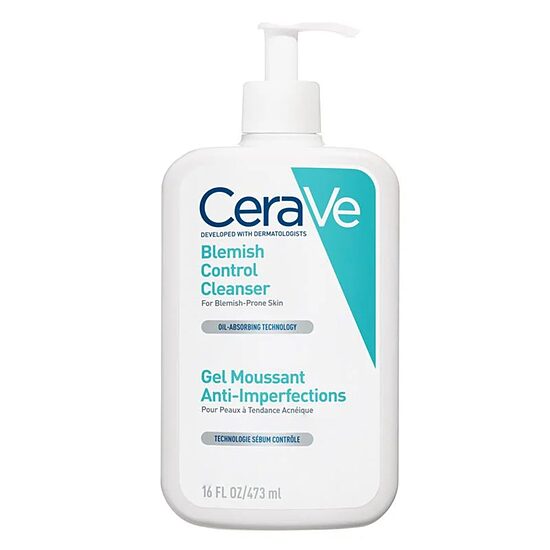 CeraVe Blemish Control Cleanser attīrošs gēls problemātiskai ādai ar 2% salicilskābi un niacinamīdu, 473 ml