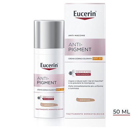 Eucerin Anti-Pigment tonēts dienas krēms ar SPF 30, tonis Medium, 50 ml