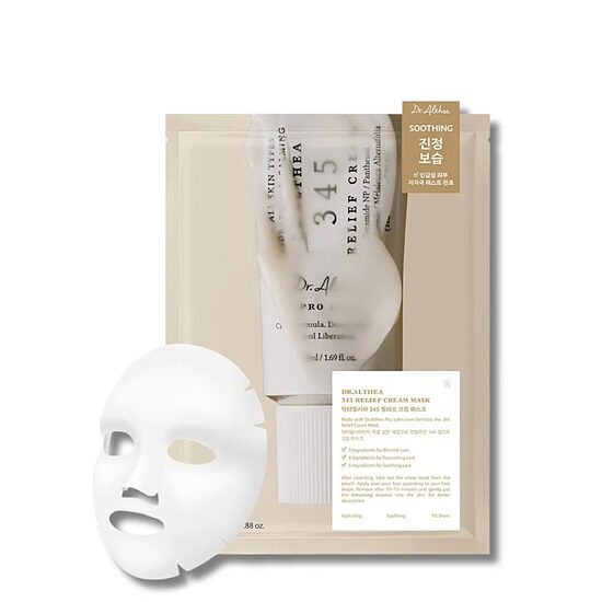 Dr. Althea 345 Relief Cream успокаивающие маски для лица 4 × 25 г