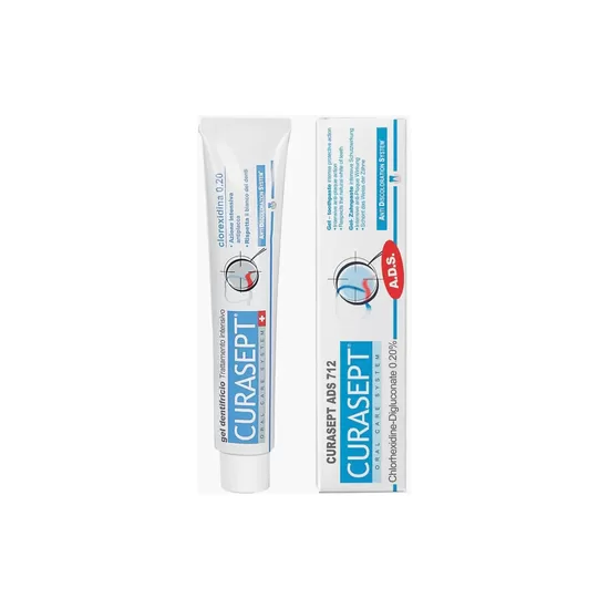 Terapeitiska zobu pasta-gēls ar hlorheksidīnu Curasept Toothpaste Gel 0.12% Chlorhexidine 75 ml