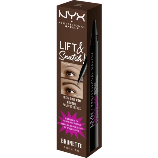 NYX Professional Makeup Lift & Snatch! Brow Tint Pen фломастер для бровей 07 Brunette 1 мл