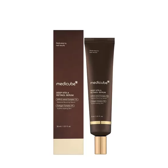 Efektīvs pretnovecošanās serums Medicube Deep Reviving Bakuchiol Retinol Facial 30 ml