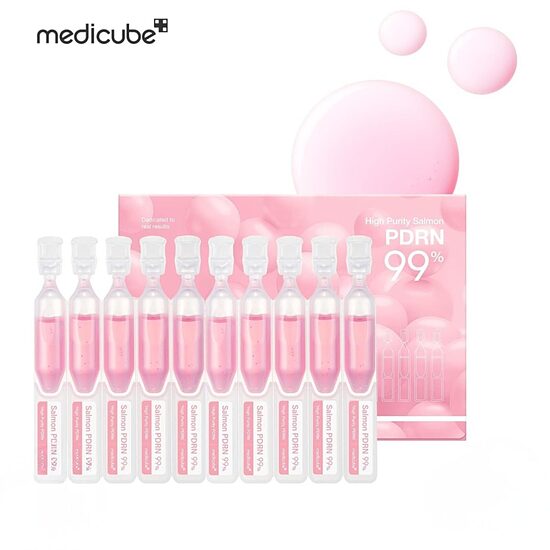 Intensīvas kopšanas sejas serums ar Medicube Salmon DNA PDRN 99% Intensive 10 gab.x 1,5 ml