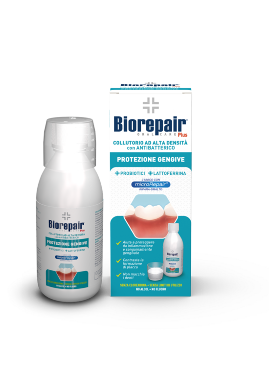 Biorepair Plus Antibakteriālais intensīvās kopšanas mutes skalojamais līdzeklis (250 ml)
