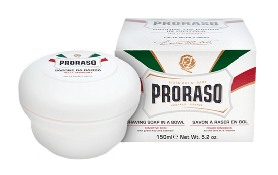  Īpaši izstrādātas skūšanās ziepes jutīgai ādai Proraso Shaving Soap in a Bowl 150ml 