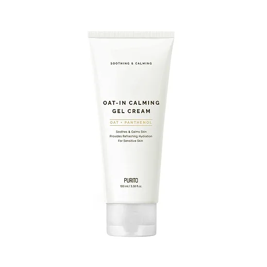 PURITO SEOUL Oat In Calming Gel Cream nomierinošs un mitrinošs sejas gēlkrēms ar auzām, 100 ml