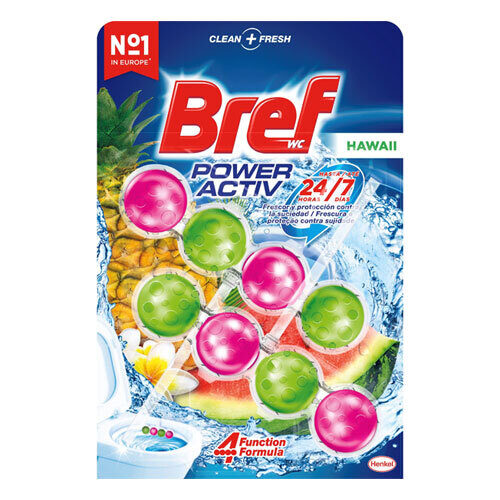 Bref WC Power Activ Hawaii WC tīrīšanas bloki 2 × 50 g.