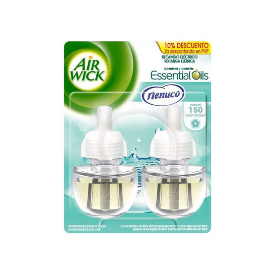 Rezerves uzpildītājs Air Wick Essential Oils Floral Electric Air Freshener Refill (2 vienības)