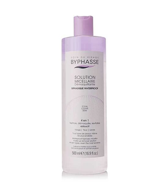 Byphasse Biphase Waterproof micelārais attīrīšanas līdzeklis 500 ml
