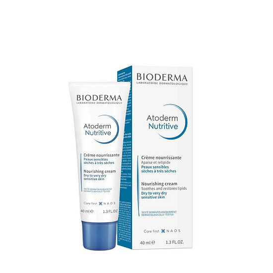 Bioderma Atoderm Nutritive maitinamasis veido kremas sausai ir labai sausai odai 40 ml