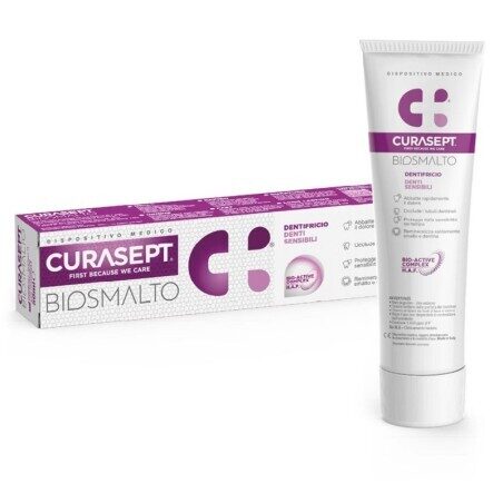 Zobu pasta jutīgiem zobiem Curasept Biosmalto 75 ml