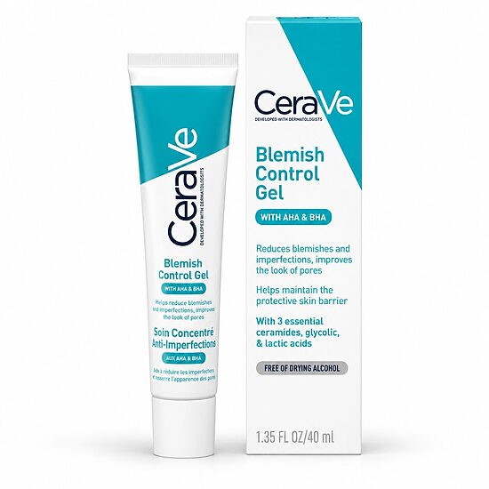 CeraVe Blemish Control гель против несовершенств кожи с AHA- и BHA-кислотами 40 мл