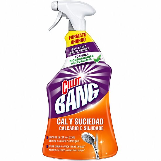 Cillit Bang Powerful Cleaner Spray Limescale & Shine spēcīgs tīrīšanas līdzeklis, 1000 ml