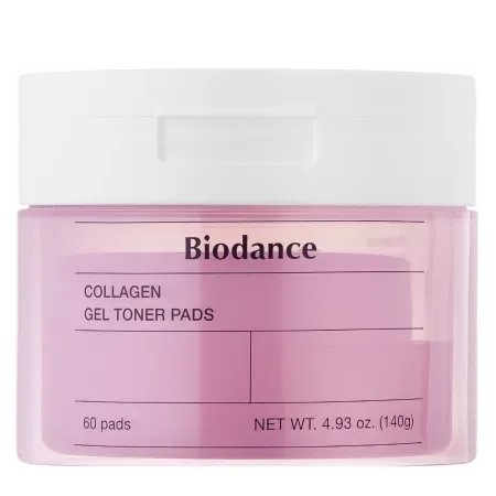 BIODANCE Collagen Gel Toner Pads укрепляющие тонер-пэды для лица 60 шт.