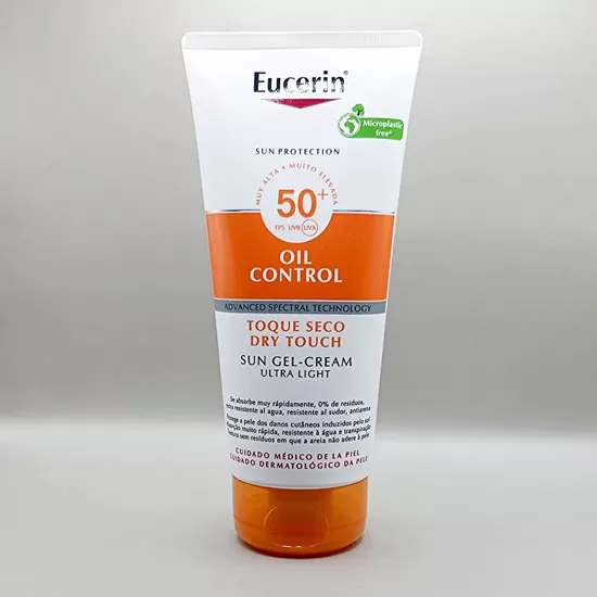 Инновационный солнцезащитный крем Eucerin Sun Gel-Cream Dry Touch SPF 50+
